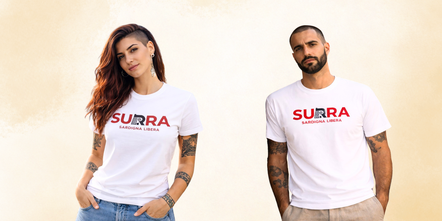 Maglietta Basic bianca "SURRA" "OS"